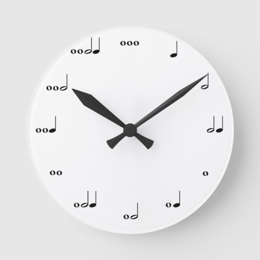 De originele Klok van de Nota van de Muziek (Voorkant)