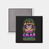 De originele Mardi Gras Mobile Alabyma 1703 Magneet (Voorkant / Achterkant)