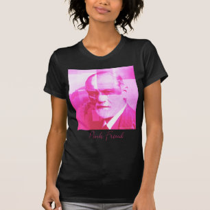 De originele roze Freud_Black T-Shirt