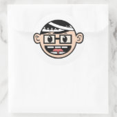 De originele TED Ronde Sticker (Tas)