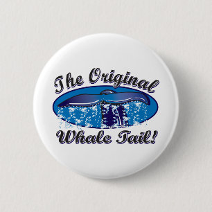 De originele walvis ronde button 5,7 cm