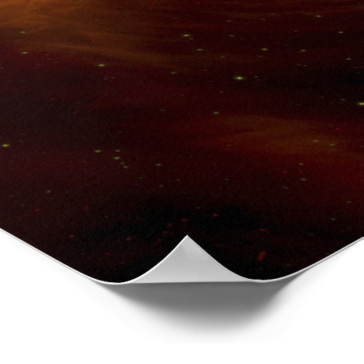 De Orion-nebula in het infrarood Poster (Hoek)