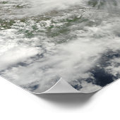 De orkaan Alex over de westerne Golf van Mexico Poster (Hoek)