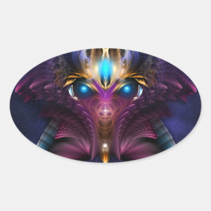 De Orkolon Starfield Ovale Sticker