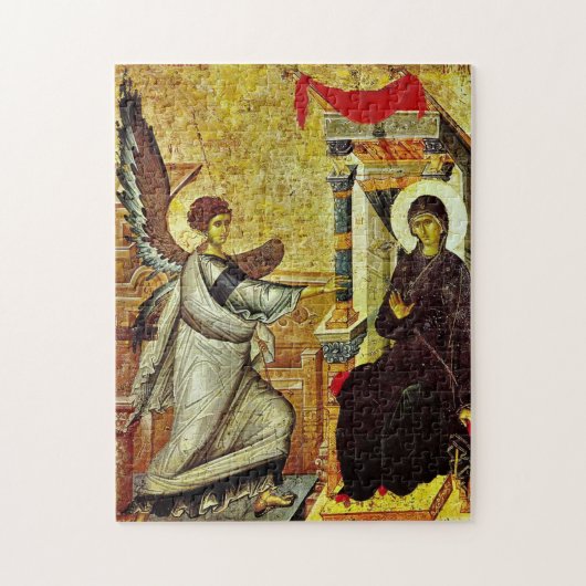 De Orthodoxe Icon van de Aankondiging Legpuzzel (Verticaal)