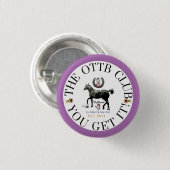 de OTTB CLUB Ronde Button 3,2 Cm (Voorkant /achterkant)
