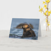 De Otter van het Zee van Californië Kaart (Gele Bloem)