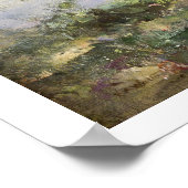 De oude asboom (olie op canvas) poster (Hoek)