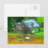 DE OUDE BARN BRIEFKAART (Voorkant / Achterkant)