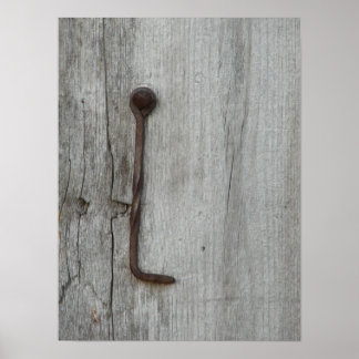 De oude barn-haas poster