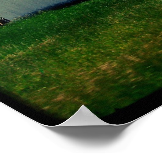 De oude Barn Poster (Hoek)