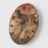 De oude berghonenlion grote klok (Hoek)