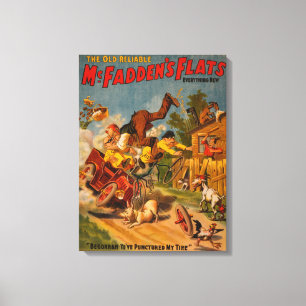De oude betrouwbare McFadden's Flats alles nieuws Canvas Afdruk