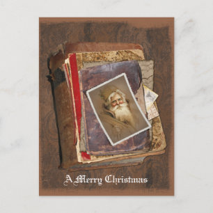 De oude Boeken van de Kerstman van de Wereld, Feestdagenkaart