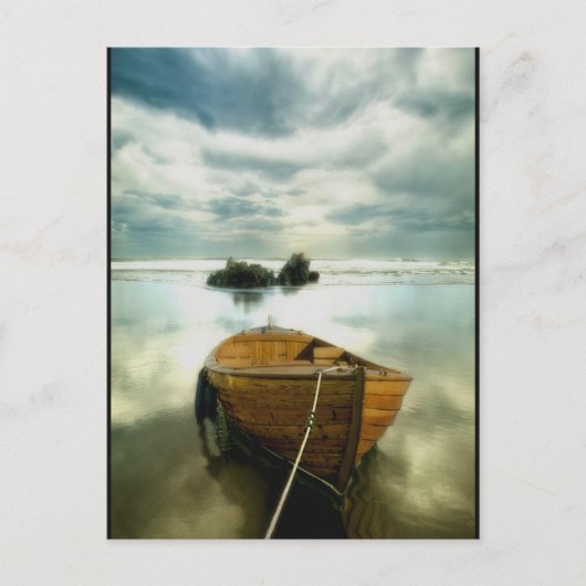 De oude boot briefkaart (Voorkant)