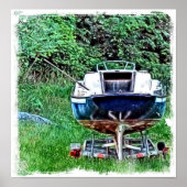 De oude boot poster (Voorkant)