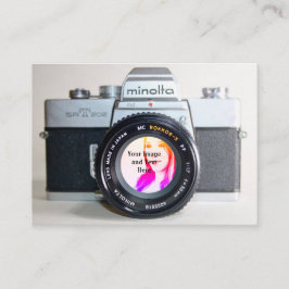 De oude Camera die Uw Foto neemt Visitekaartje