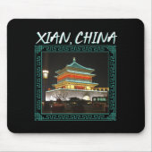 De oude Chinese klokkentoren Muismat (Voorkant)