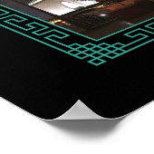 De oude Chinese klokkentoren Poster (Hoek)