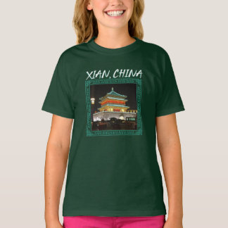 De oude Chinese klokkentoren T-shirt