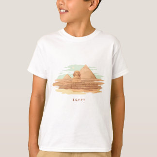 De oude Egyptische beschaving koelt het Pyramids-o T-shirt