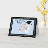 De oude Engelse Afstuderen van de Herdershond Kaart (Gele Bloem)