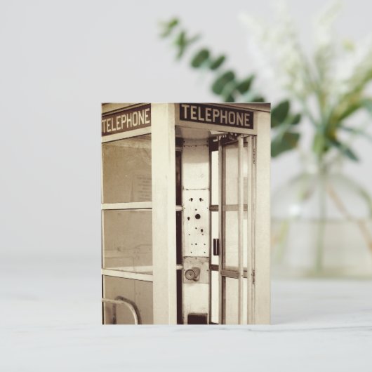 De oude Foto van de Boeken van de Telefoon Briefkaart (Staand voorkant)