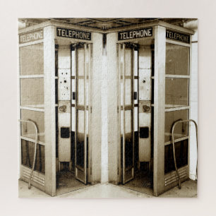 De oude Foto van de Boeken van de Telefoon Legpuzzel