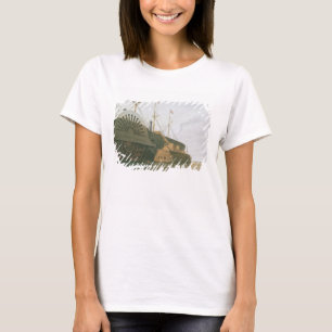 De oude Frigate HMS Agamemnon met haar gewicht. T-shirt