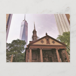 De oude garde. Historisch Sint-Paul's kapel. Briefkaart