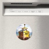 DE OUDE GEVISTE BOOT MAGNEET (Insitu (Vaatwasser))