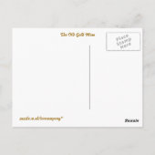 DE OUDE GOUDE MINE BRIEFKAART (Achterkant)