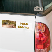 DE OUDE GOUDE MINE BUMPERSTICKER (Op Truck)