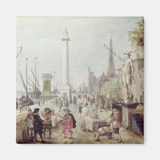De oude haven Antwerpen Magneet (Voorkant)