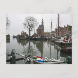 De oude haven in het Hoorn Holland-Briefkaart Briefkaart