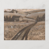 De oude Homestead Briefkaart (Voorkant)