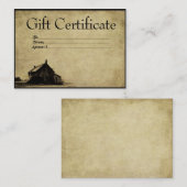 De oude Homestead - Prim Cards van het Certificaat (Voorkant / Achterkant)