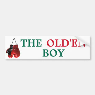 De oude jongen bumpersticker