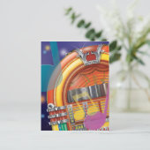 De oude jukebox briefkaart (Staand voorkant)