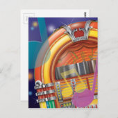 De oude jukebox briefkaart (Voorkant / Achterkant)