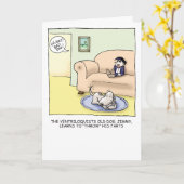 De oude Kaart van de Verjaardag van de Hond (Gele Bloem)