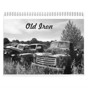 De oude Kalender van de Auto's van het Ijzer