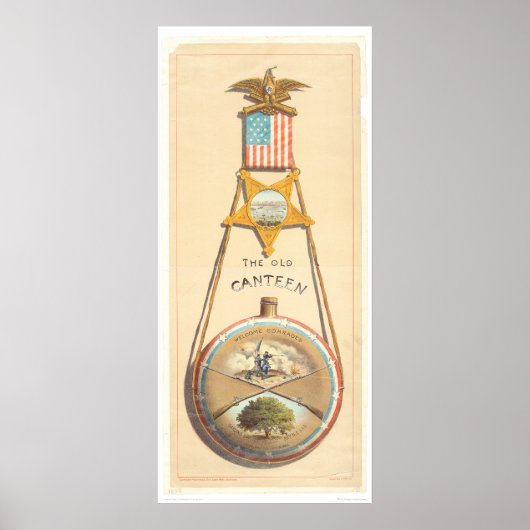 De oude kantine (1248A) Poster (Voorkant)