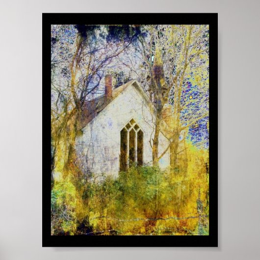 De oude kerk poster (Voorkant)