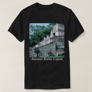 De oude Mayan Ontworpen Foto van Copan Honduras T-shirt