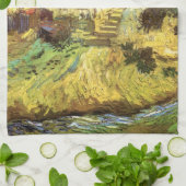 De oude Mill van Vincent van Gogh Theedoek (Gevouwen)