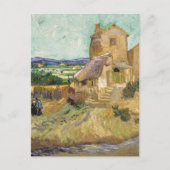 De oude molen Vincent van Gogh Briefkaart (Voorkant)