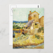 De oude molen - Vincent van Gogh Briefkaart (Voorkant / Achterkant)