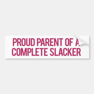 De Oude Ouder van een Volledige Bumpersticker Slac
