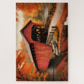 De oude overdekte brug legpuzzel (Verticaal)